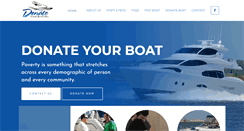 Desktop Screenshot of donateyourboat.org